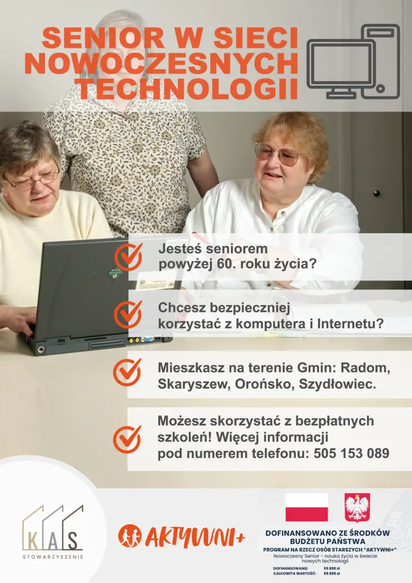 SENIOR W SIECI NOWOCZESNYCH TECHNOLOGII - image